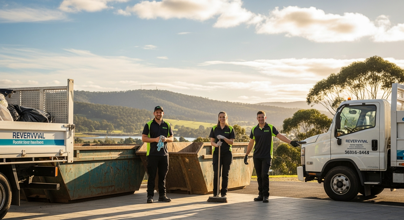 Hobart Rubbish Removal team at work in Hobart
